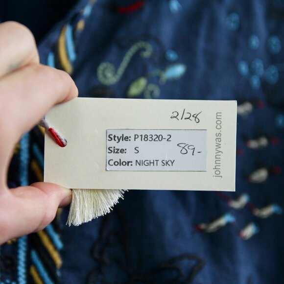 Johnny Was Linen Shirt - Picture 13 of 16